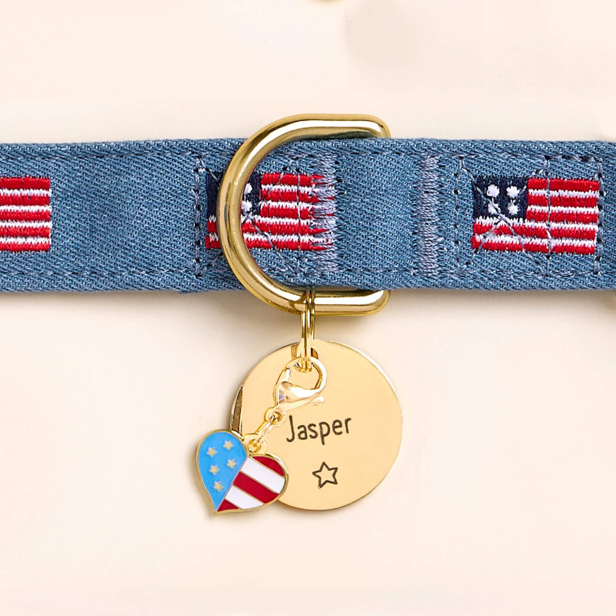 American Flag Embroidered Dog Collar - Image 8