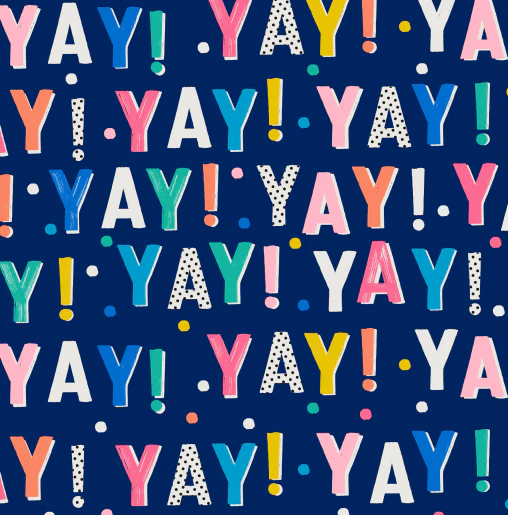 Birthday Yay Navy Dog Bandana - Image 4