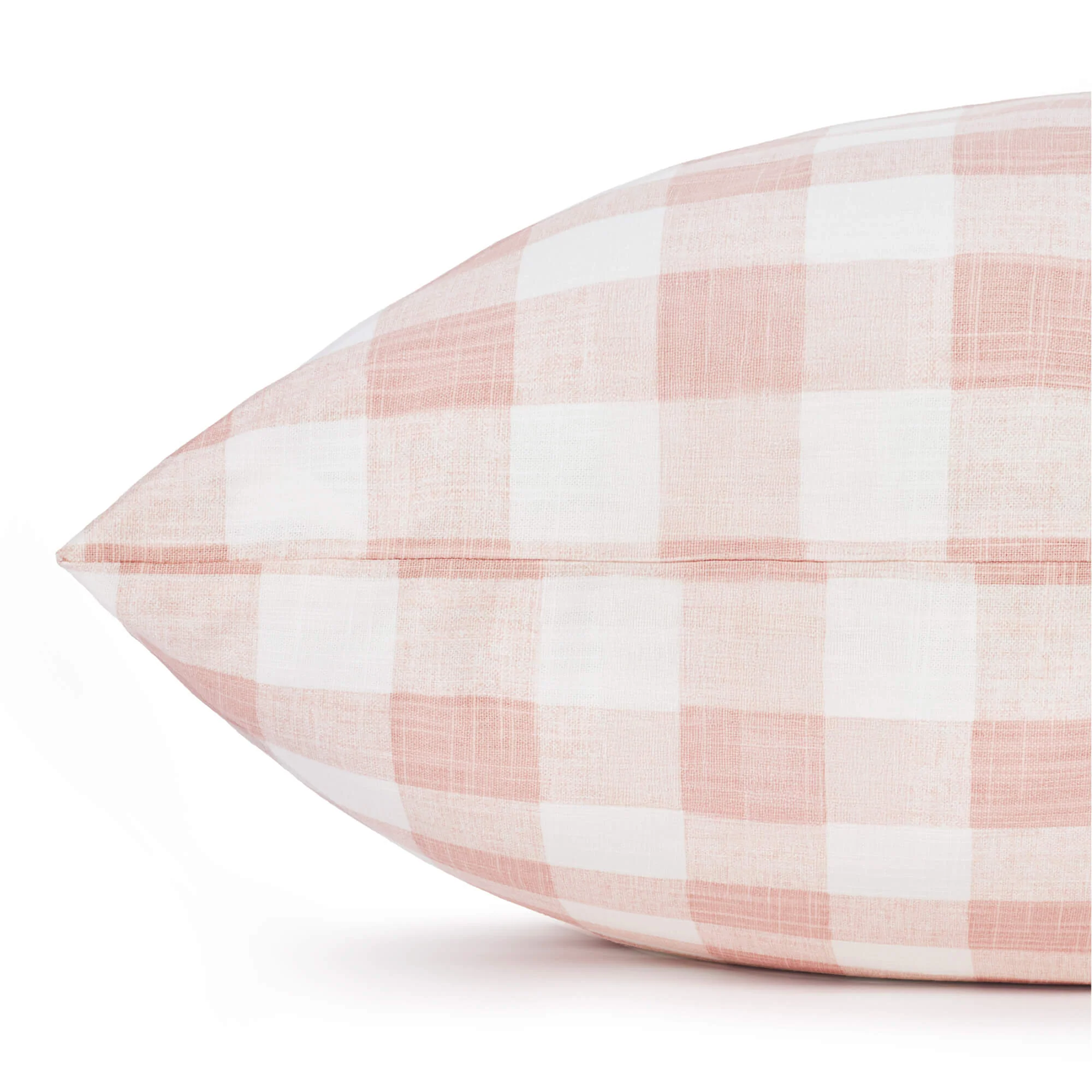 Blush Pink Gingham Check Dog Bed - Image 3