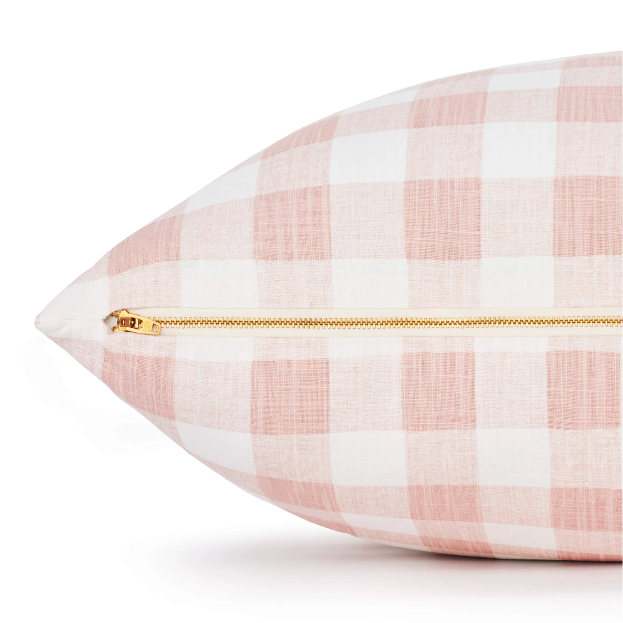 Blush Pink Gingham Check Dog Bed - Image 4