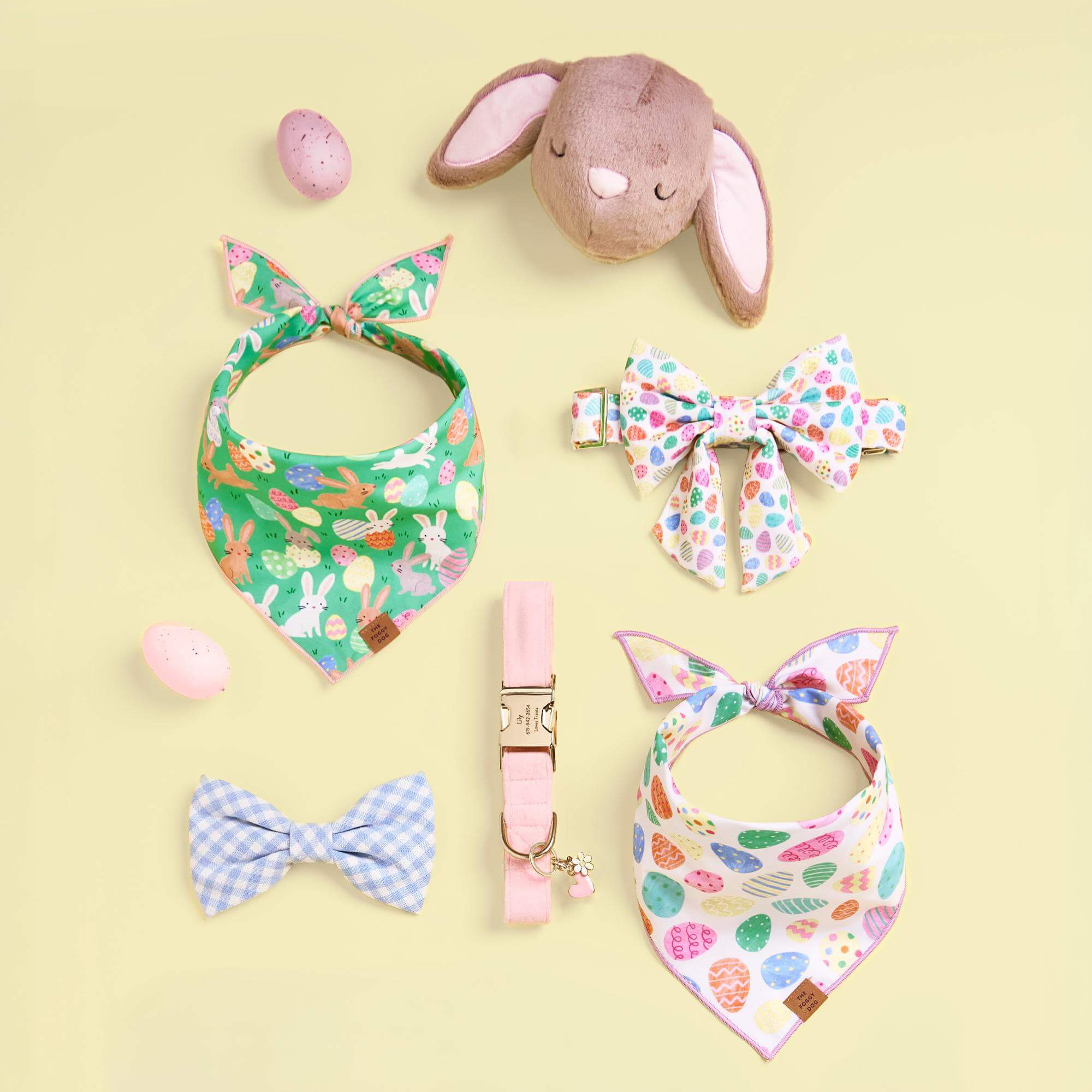 Easter Eggs Reversible Dog Bandana - Image 7