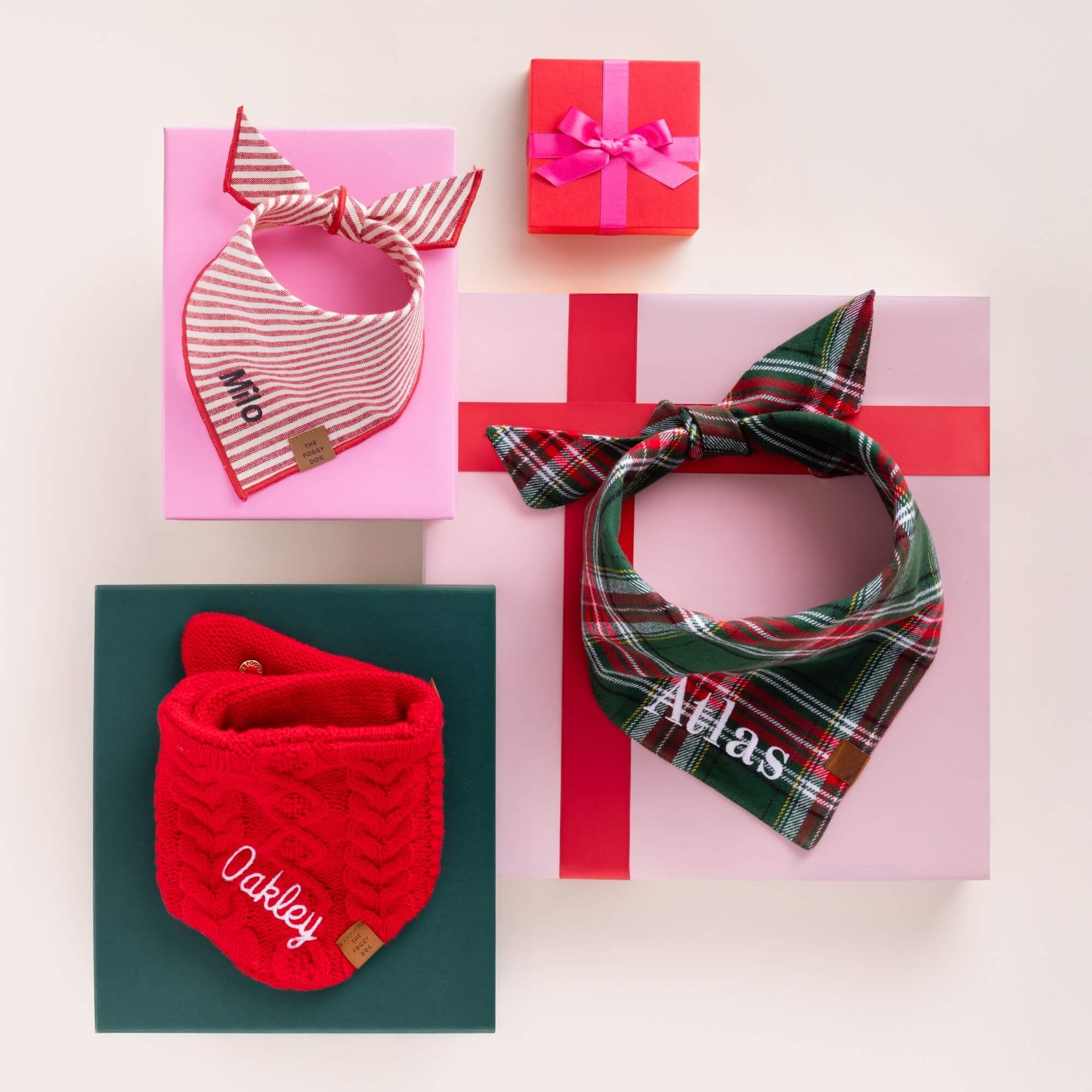 Red Stripe Dog Bandana - Image 10
