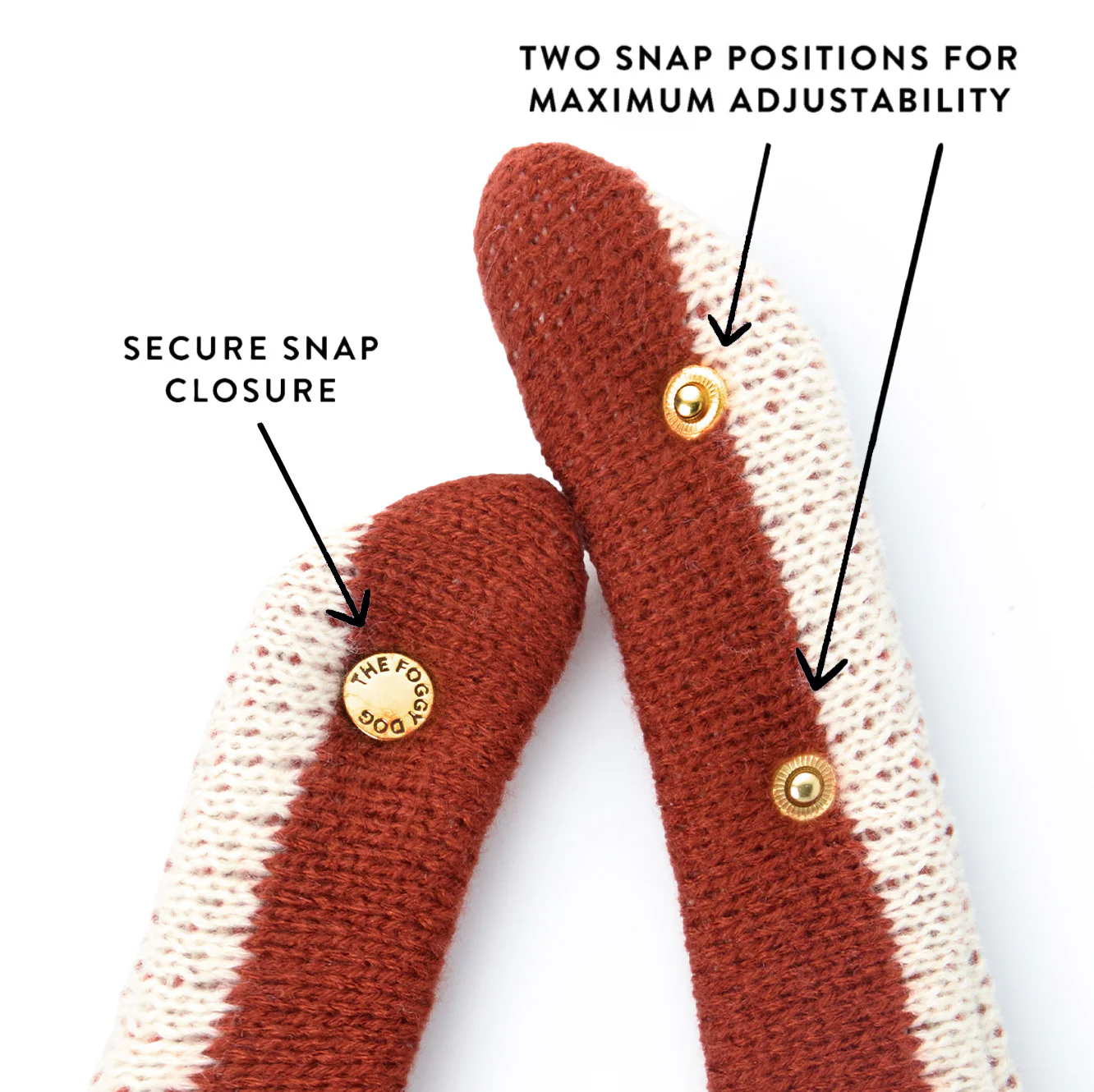 Football Knit Dog Bandana - Image 3