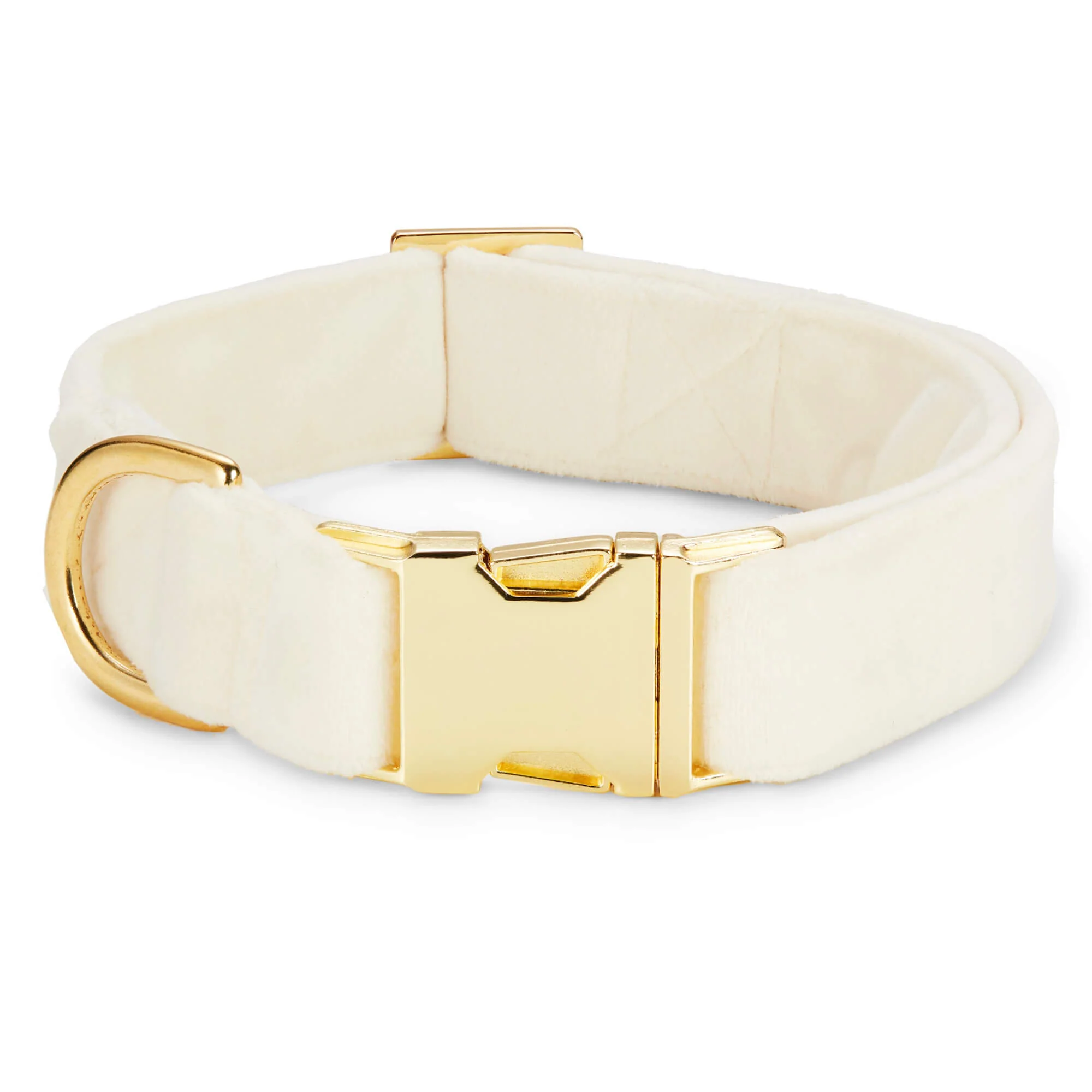 Ivory Velvet Bow Tie Collar - Image 3