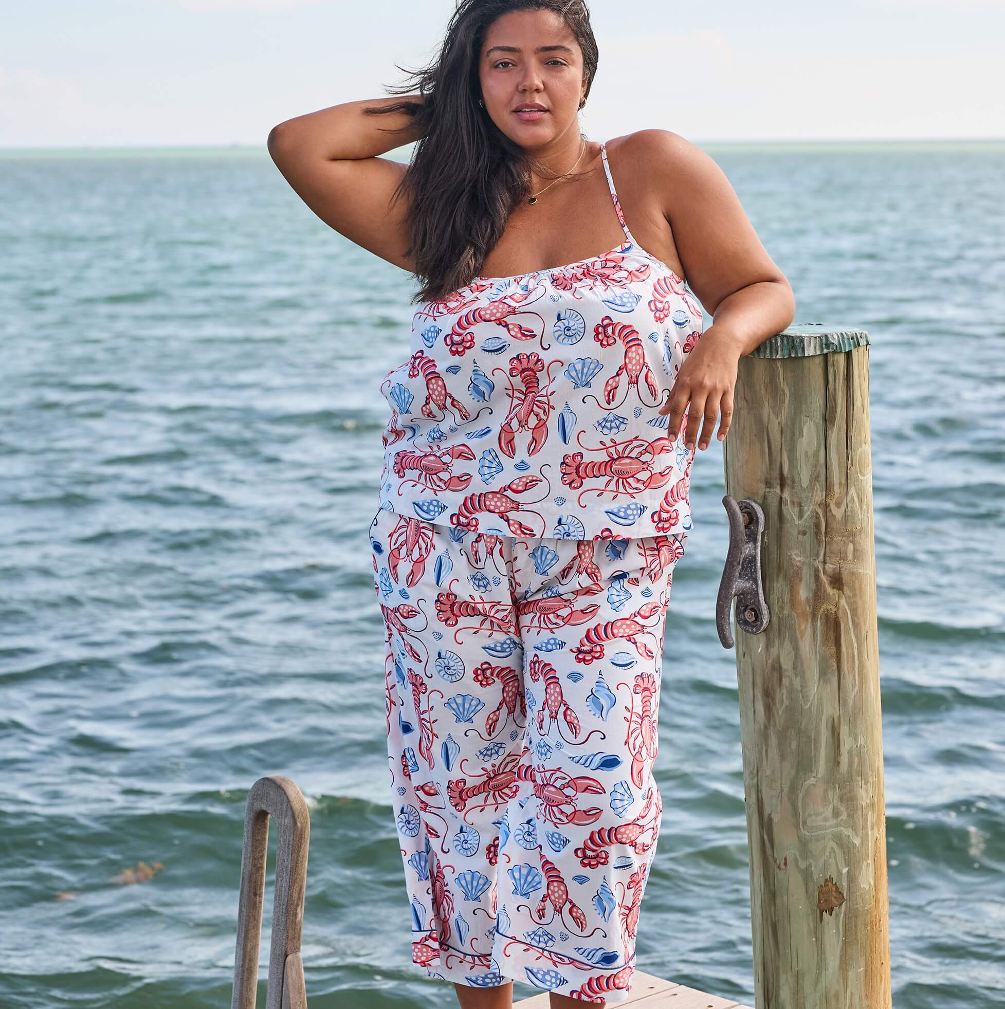 Printfresh Lobster Landing Cami PJs - Image 5
