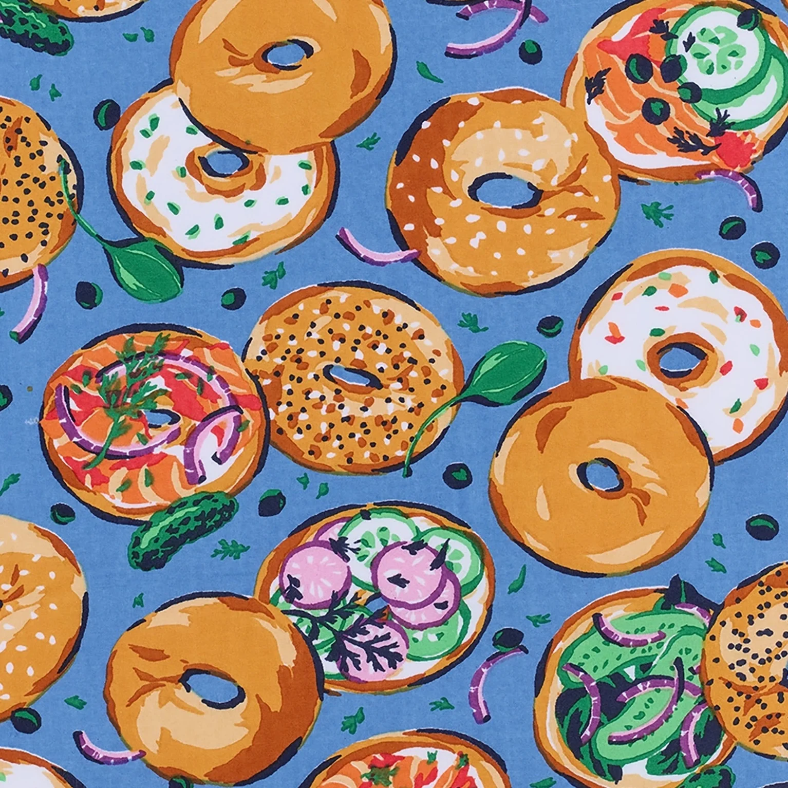Printfresh x TFD Bagels & Schmear Mom + Dog Matching Gift Set (Short PJs) - Image 11