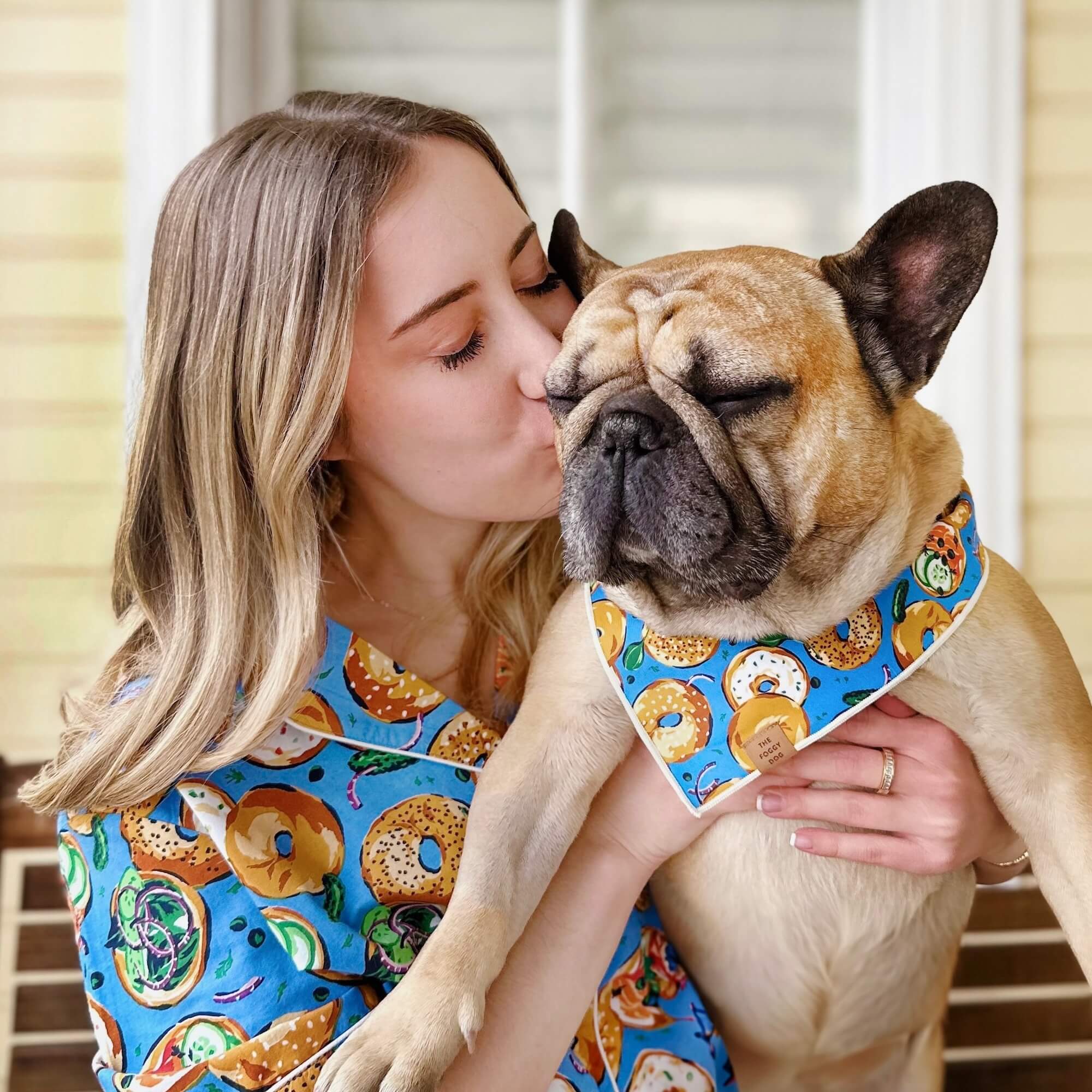 Printfresh x TFD Bagels & Schmear Mom + Dog Matching Gift Set (Short PJs) - Image 4