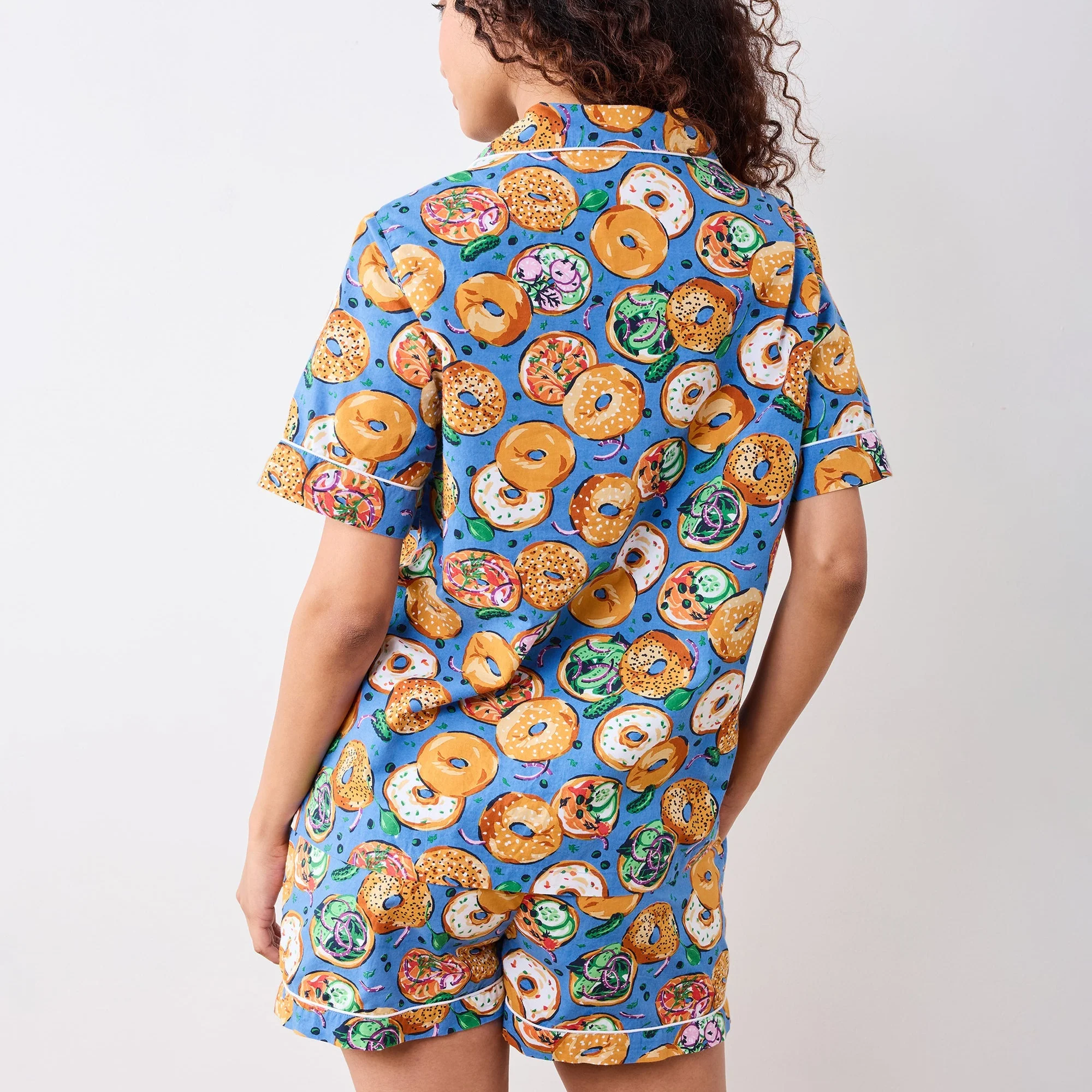Printfresh x TFD Bagels & Schmear Mom + Dog Matching Gift Set (Short PJs) - Image 7