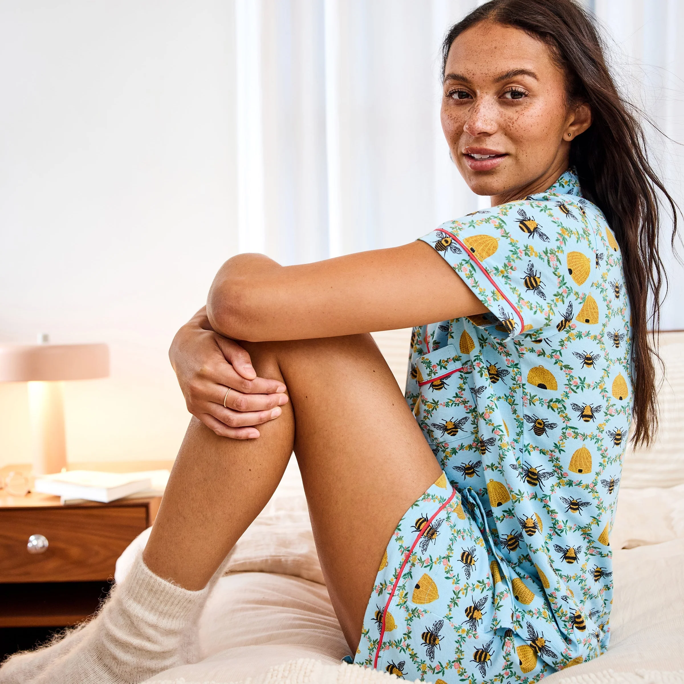 Printfresh x TFD Sweet Bee Mom + Dog Matching Gift Set (Short PJs) - Image 4