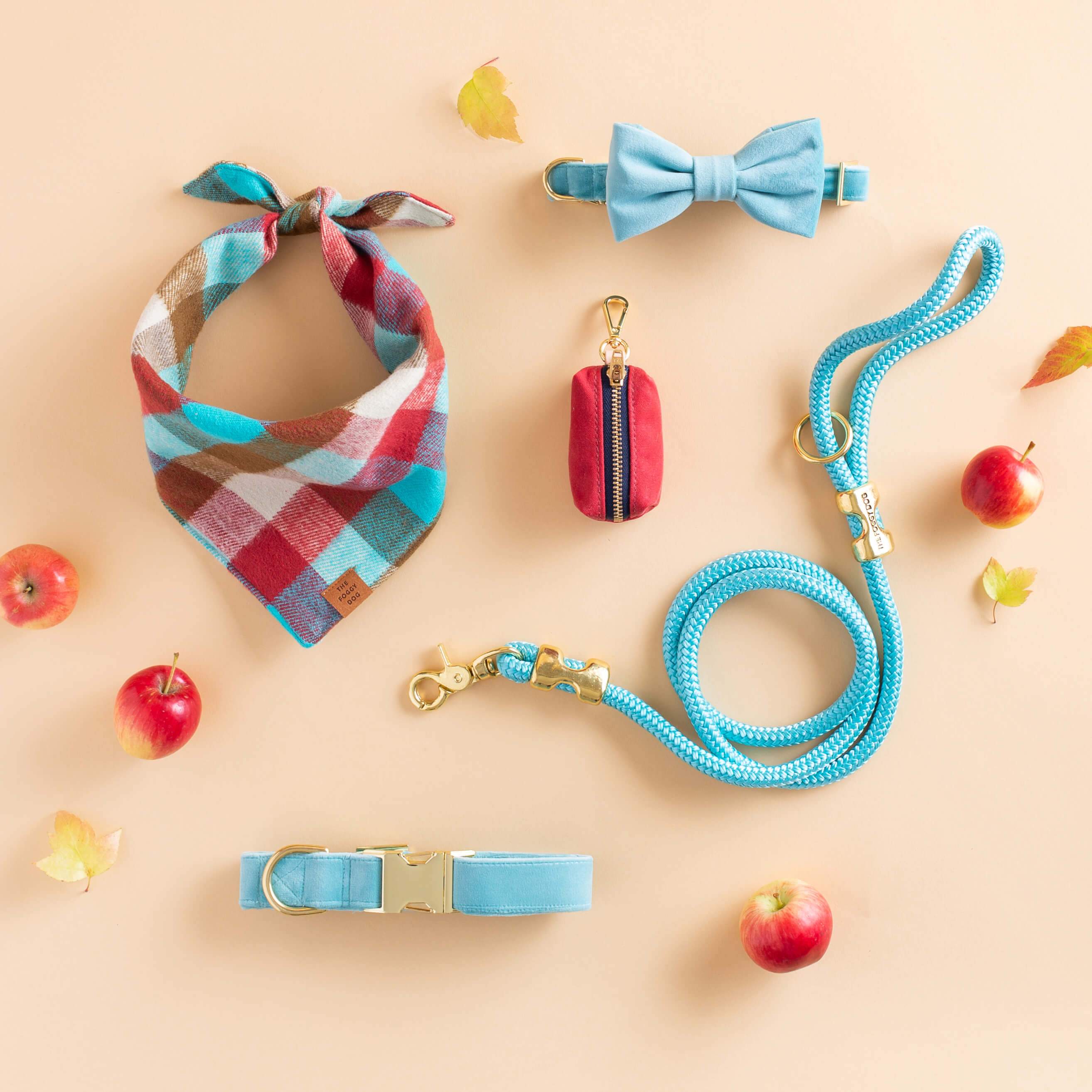 Robin’s Egg Velvet Dog Bow Tie - Image 10