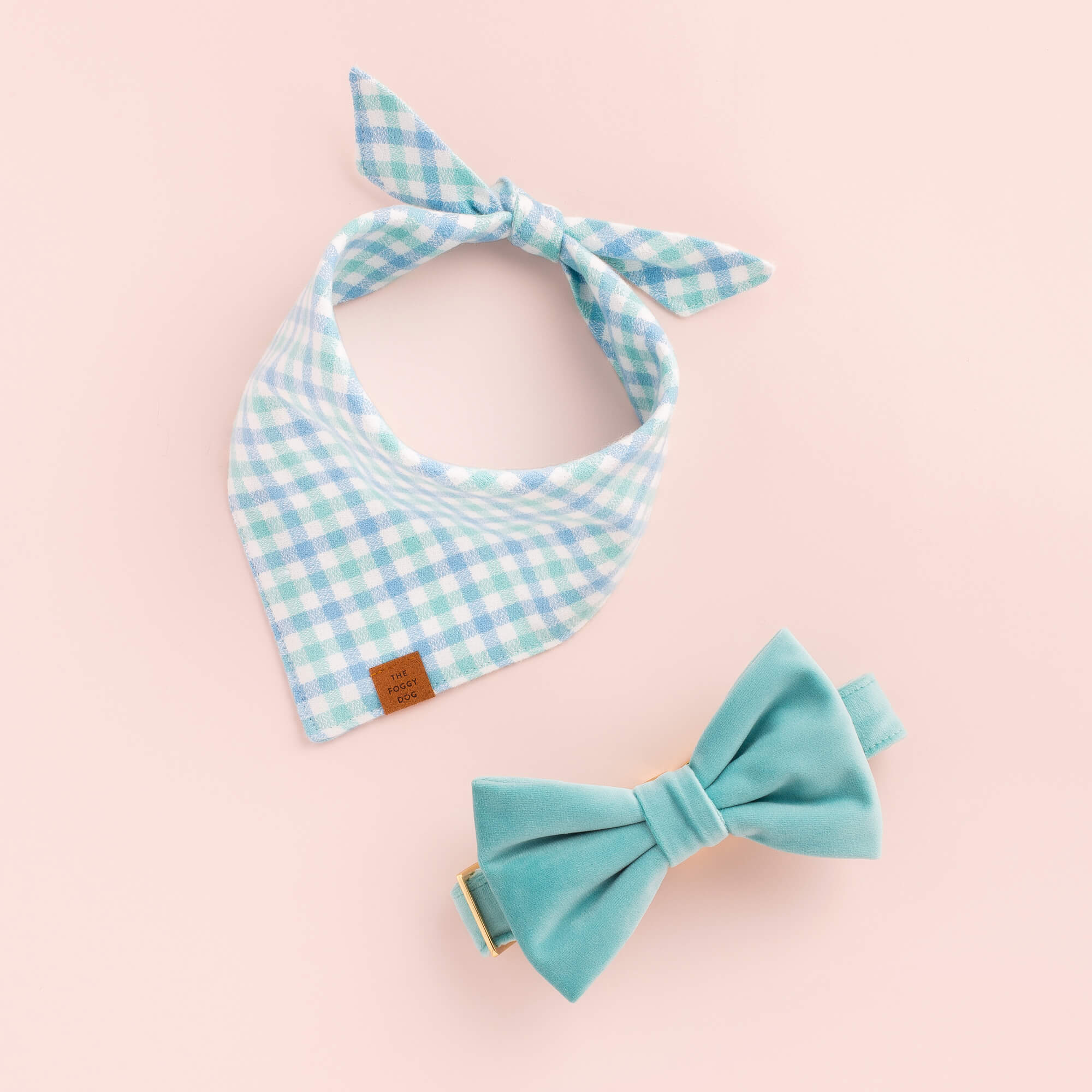 Robin’s Egg Velvet Dog Bow Tie - Image 9